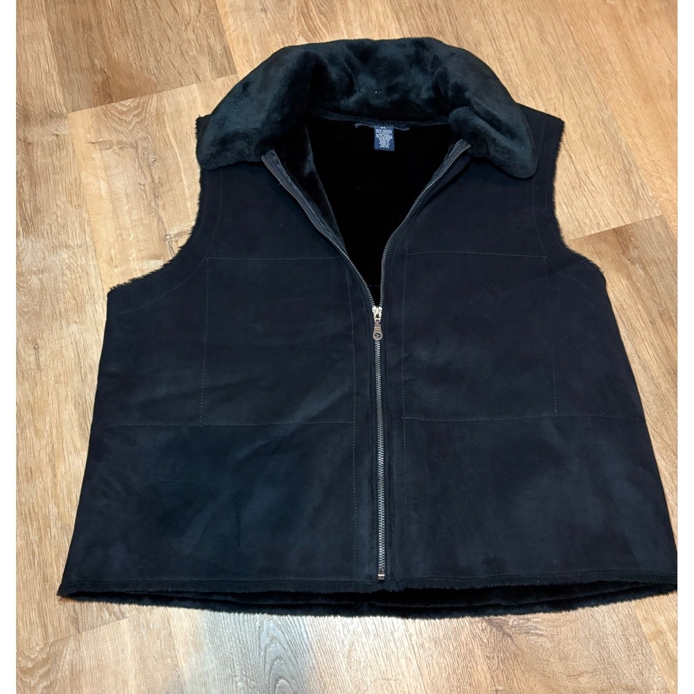 Jones Wear Sport Suede Look Vest Size XL